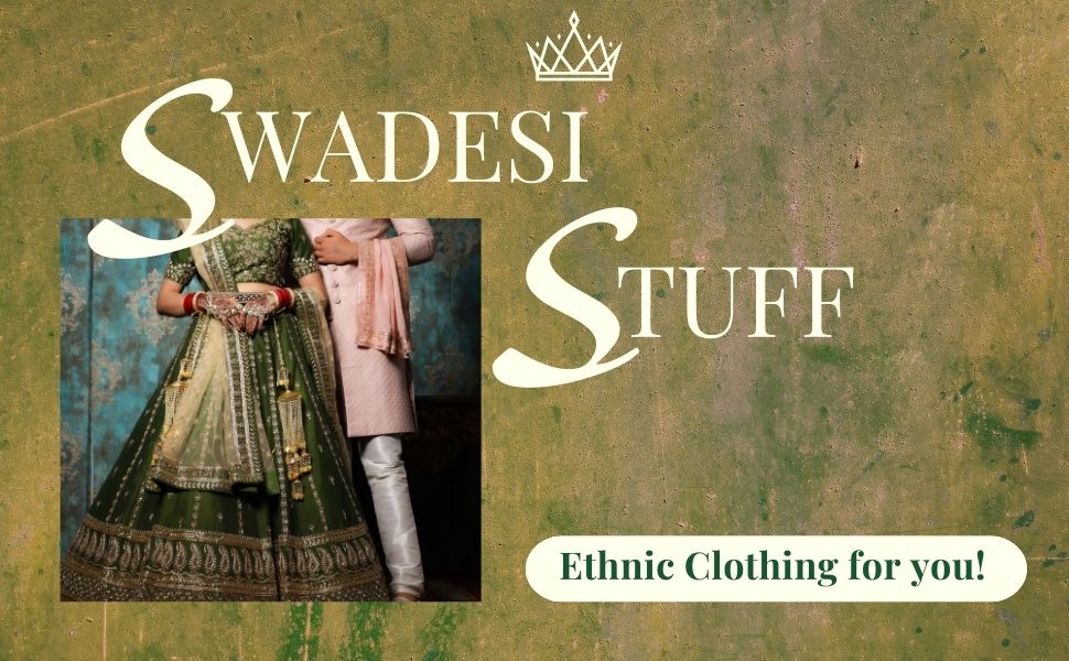 Ethnic saree for festival party wedding swadesi stuff